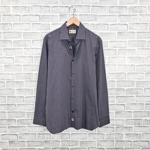 Luigi Borrelli Luxury Vintage Archivio 1957 Men's Button up Dress shirt stripe